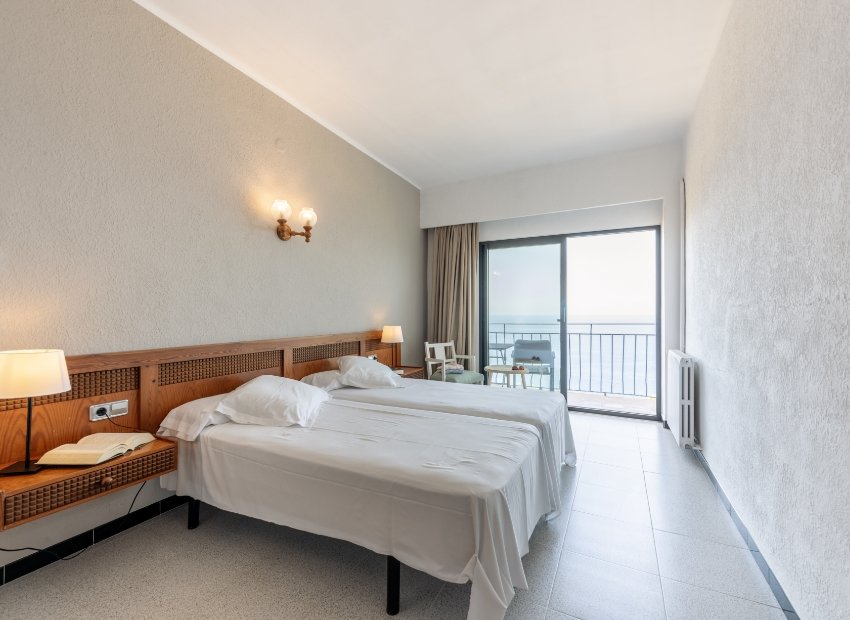 Generic view of the room with two beds