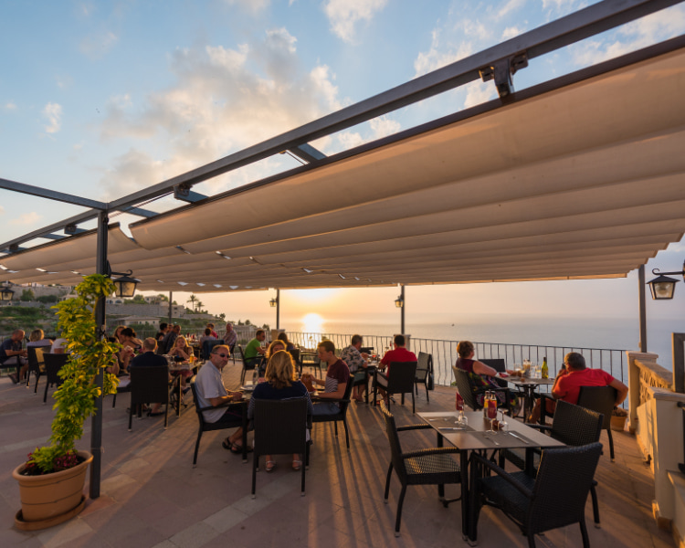 Terrace of Sa Baronia Terrace of Sa Baronia, with beautiful sea views